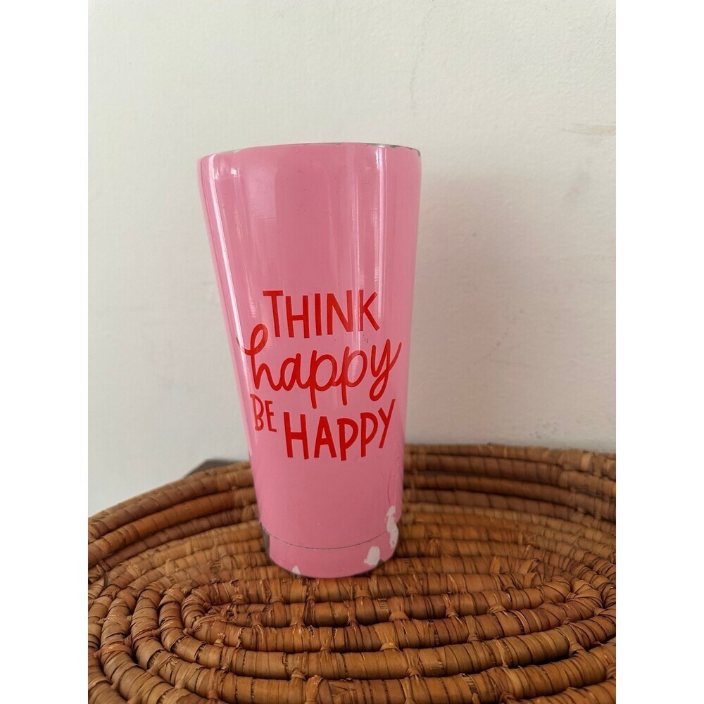Think Happy Be Happy cup